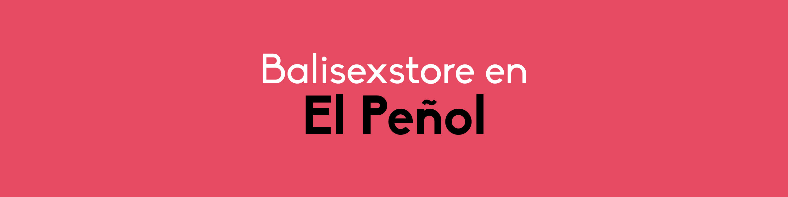 Sex shop en el Peñol