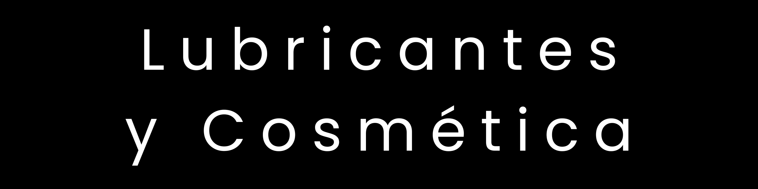 Lubricantes y Cosmética Sexual