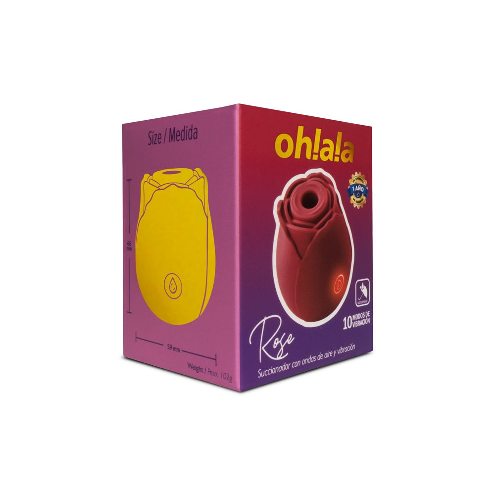 Vibrador y Succionador Ohlala Rose