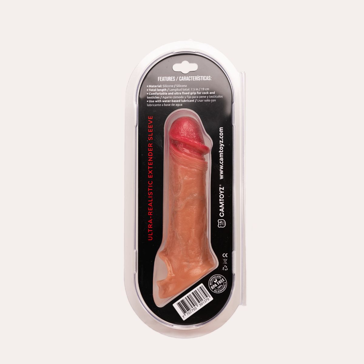 Camtoyz Funda para el Pene Ultrarealista Cobra