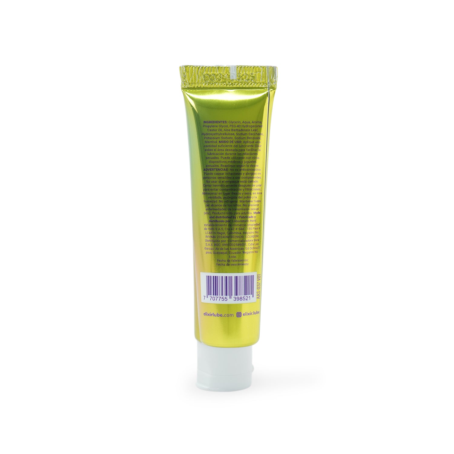 Lubricante 5 Sensaciones Elixir 15ml
