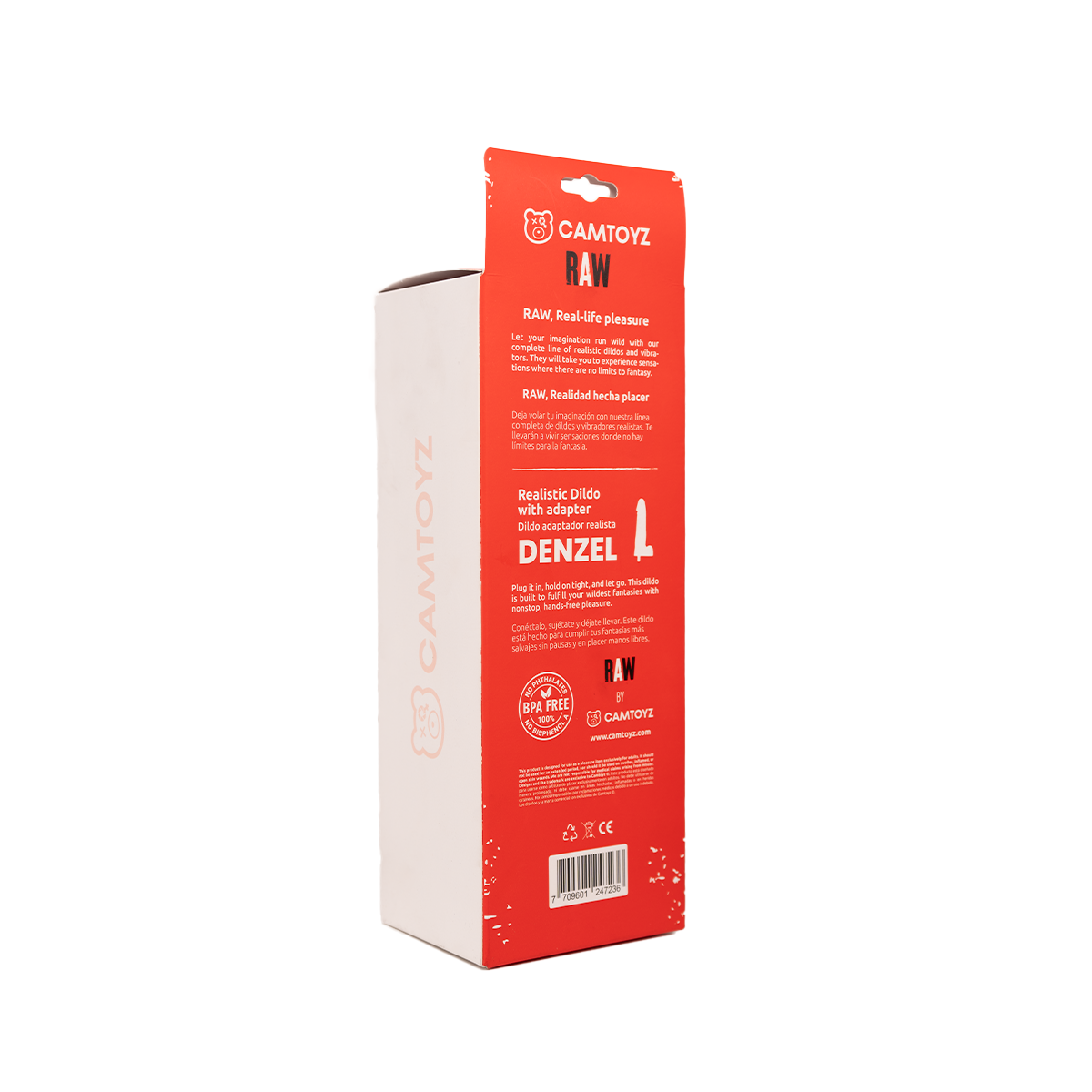 Camtoyz Dildo Ultrarealista con Adaptador Denzel