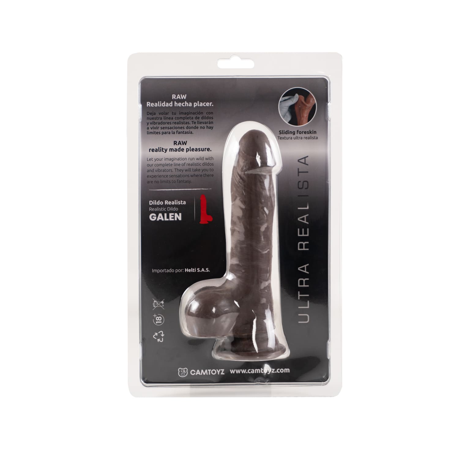 Raw Dildo Ultra realista Galen Piel