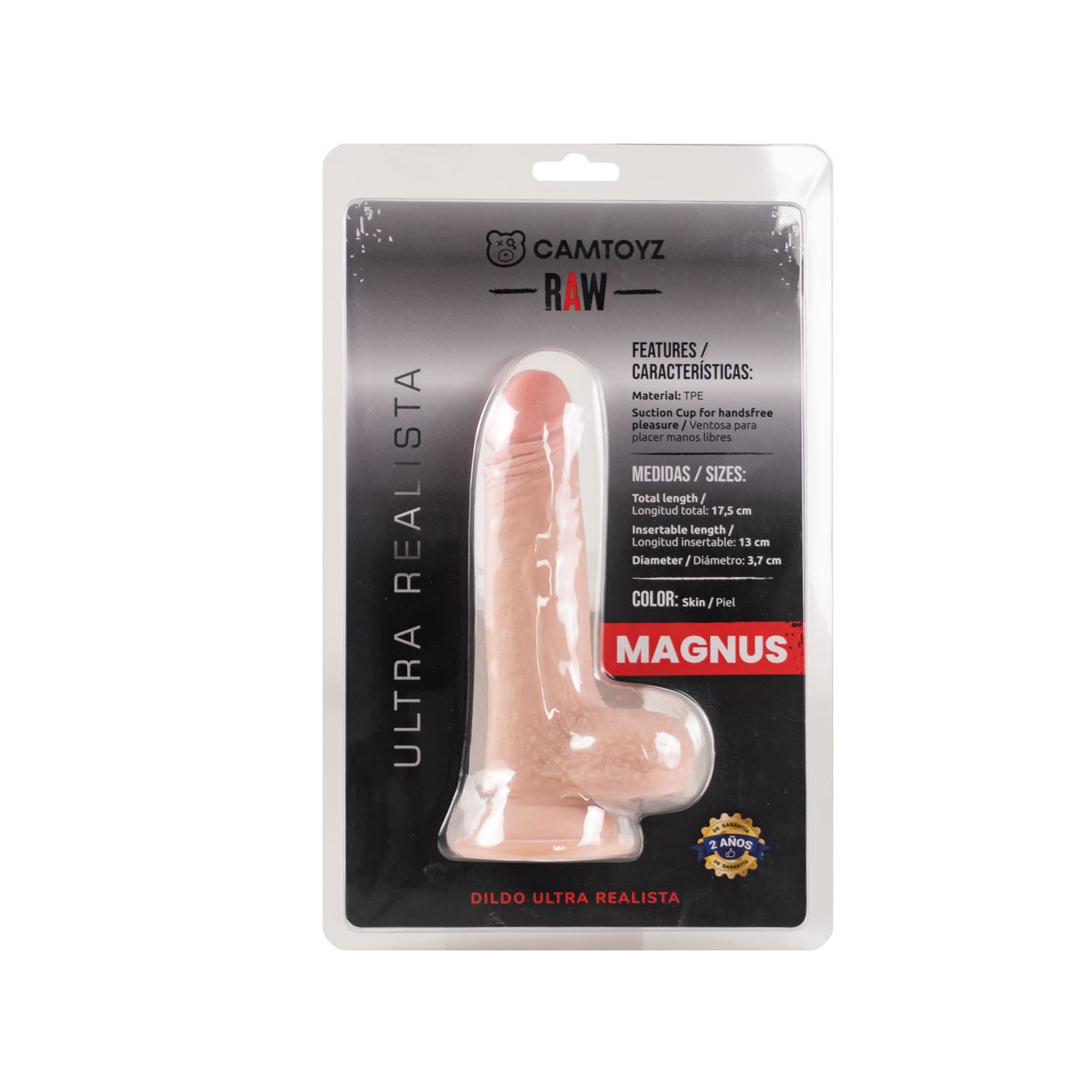 Raw Dildo ultra realista Magnus 17.5 cm