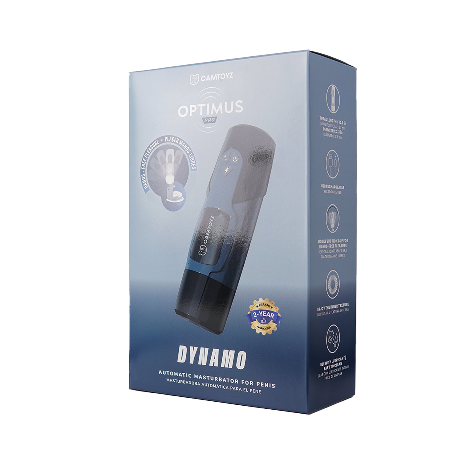 Masturbador Masculino Dynamo Optimus Pro