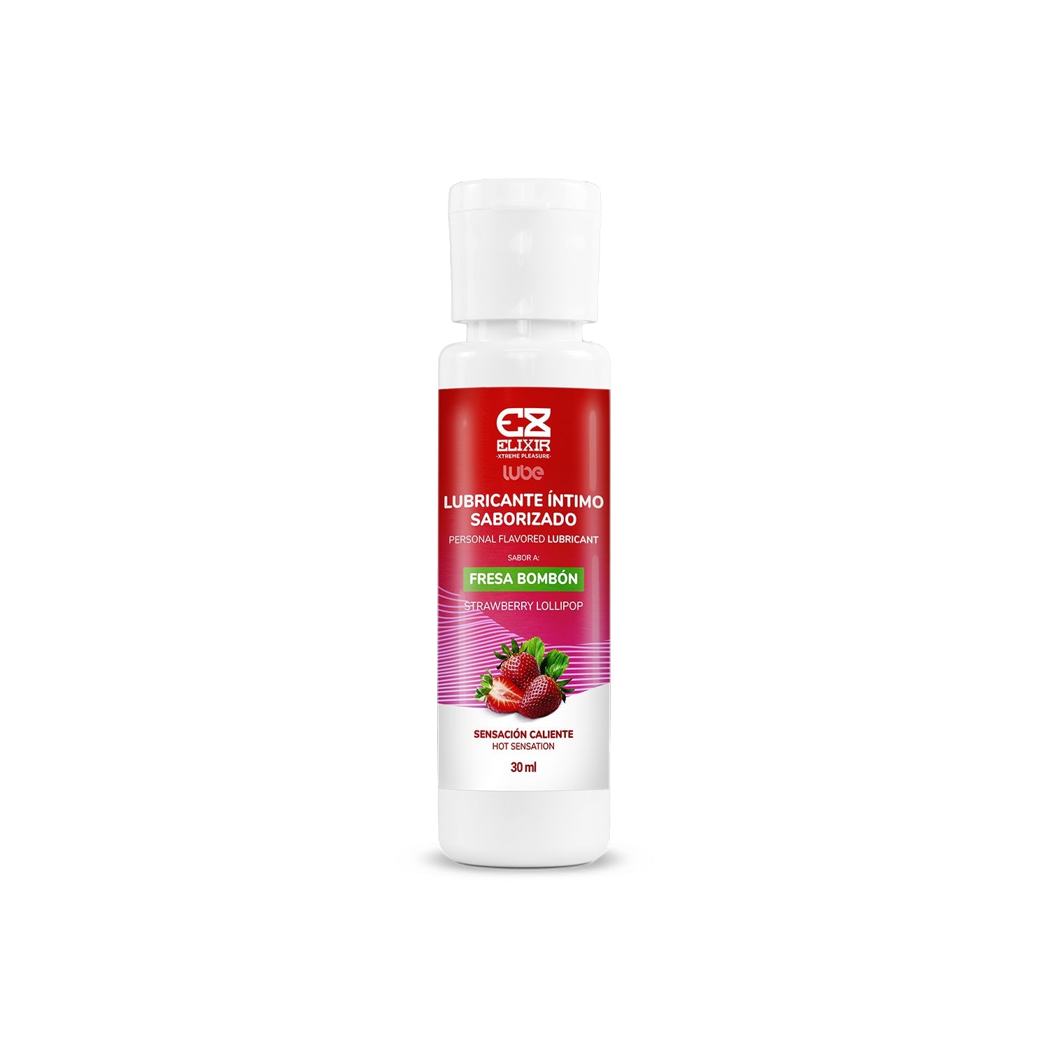 Lubricante Caliente Saborizado Fresa Elixir