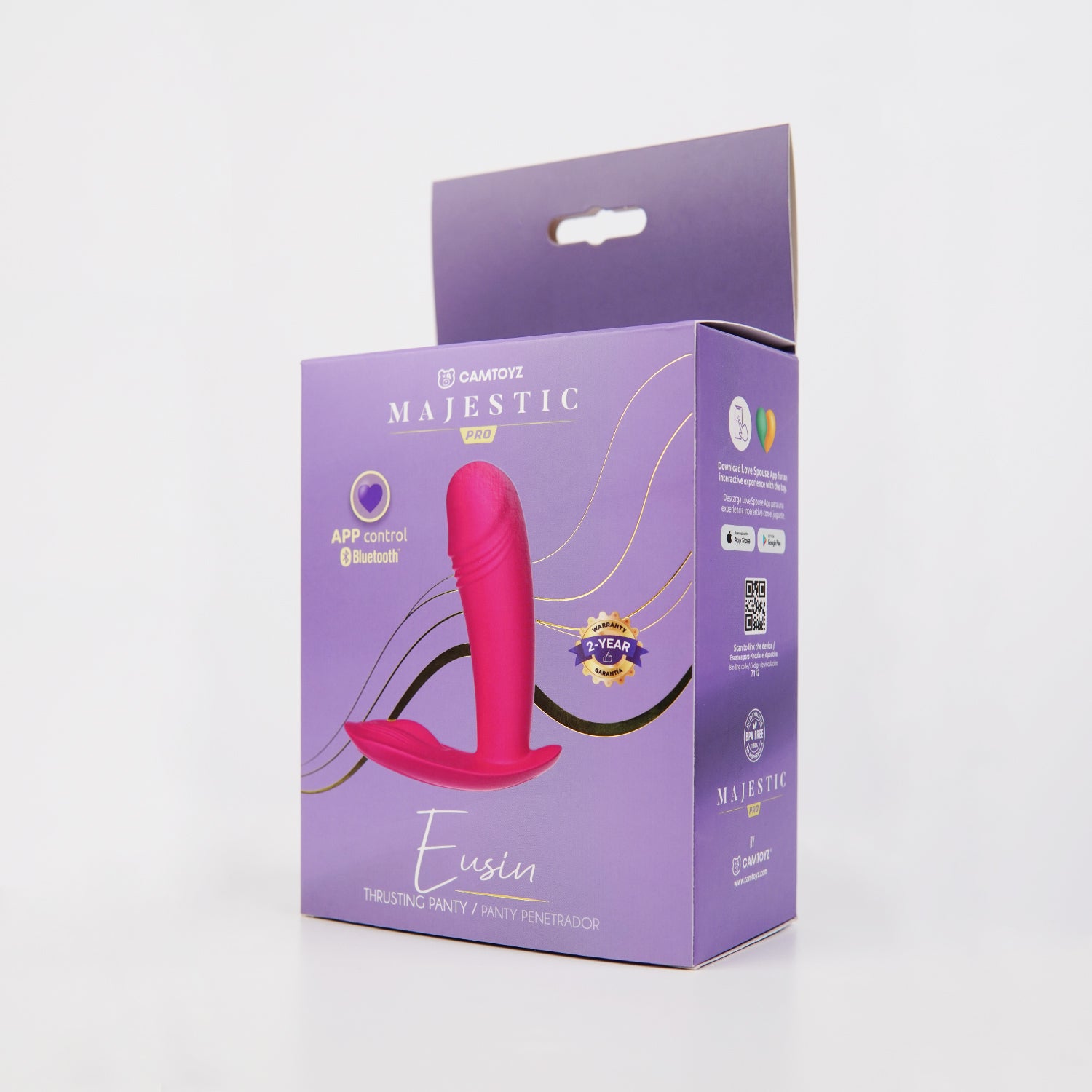Vibrador Para Panty Con Penetrador Eusin Majestic Pro Con App