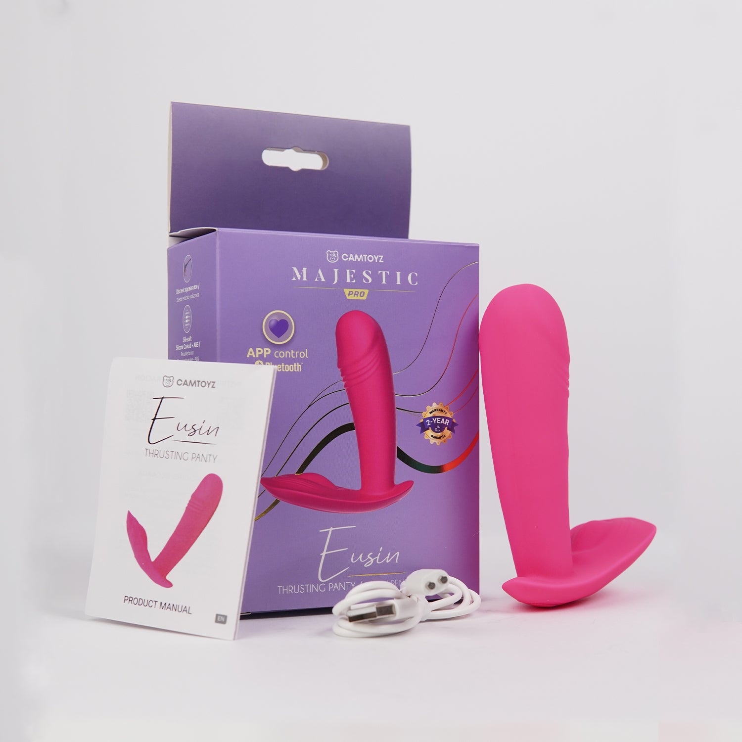 Vibrador Para Panty Con Penetrador Eusin Majestic Pro Con App