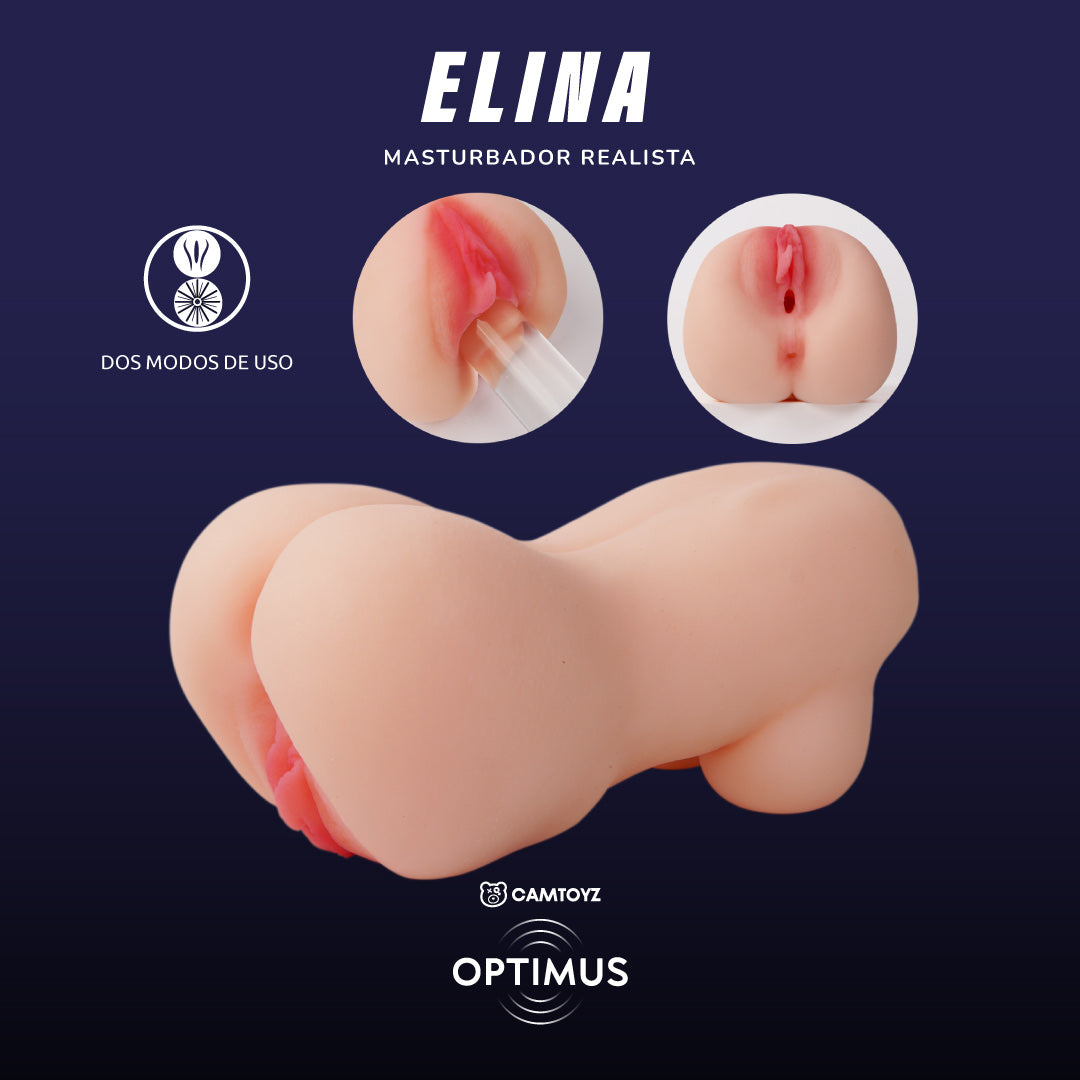 Masturbador Realista Elina Optimus