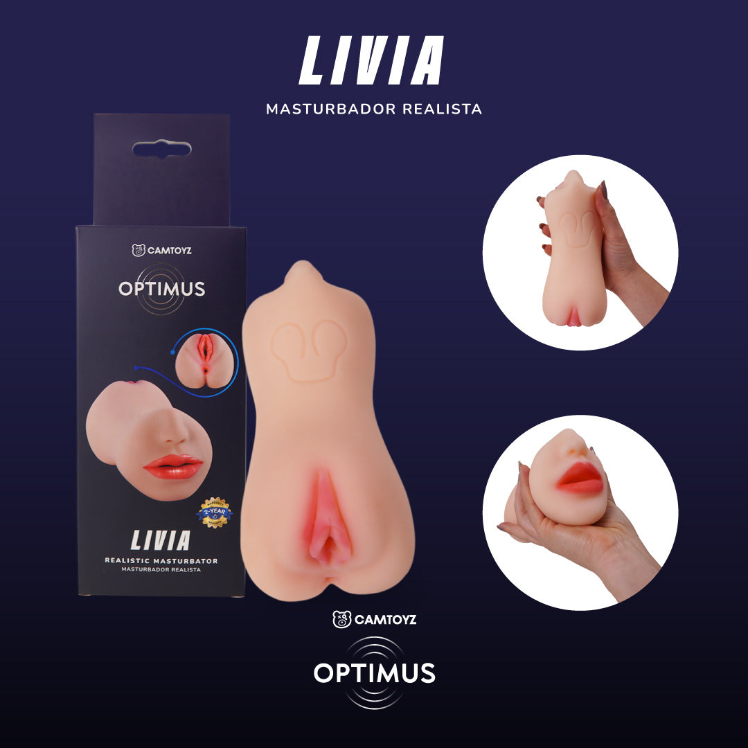 Masturbador Realista Livia Optimus