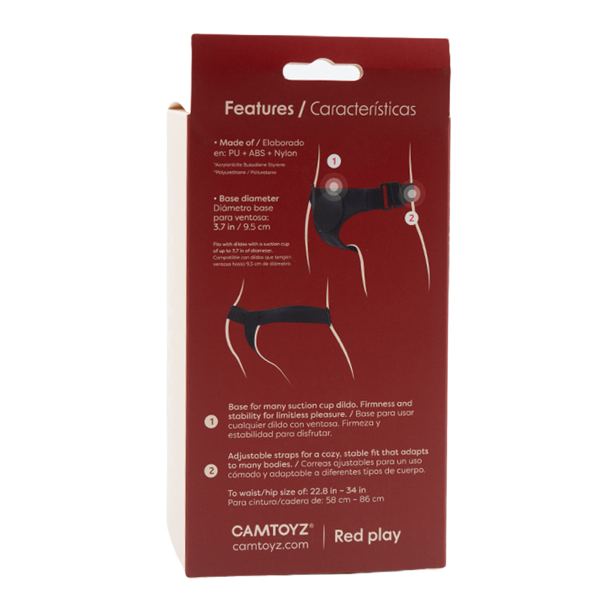 Arnés Strap on- para dildos con ventosa Harnessy Camtoyz