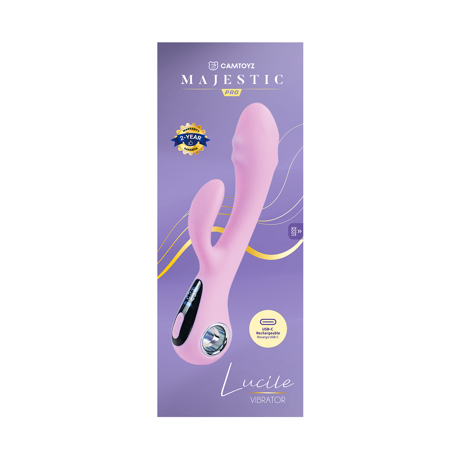 Vibrador Lucile Majestic Pro con Carga USB-C