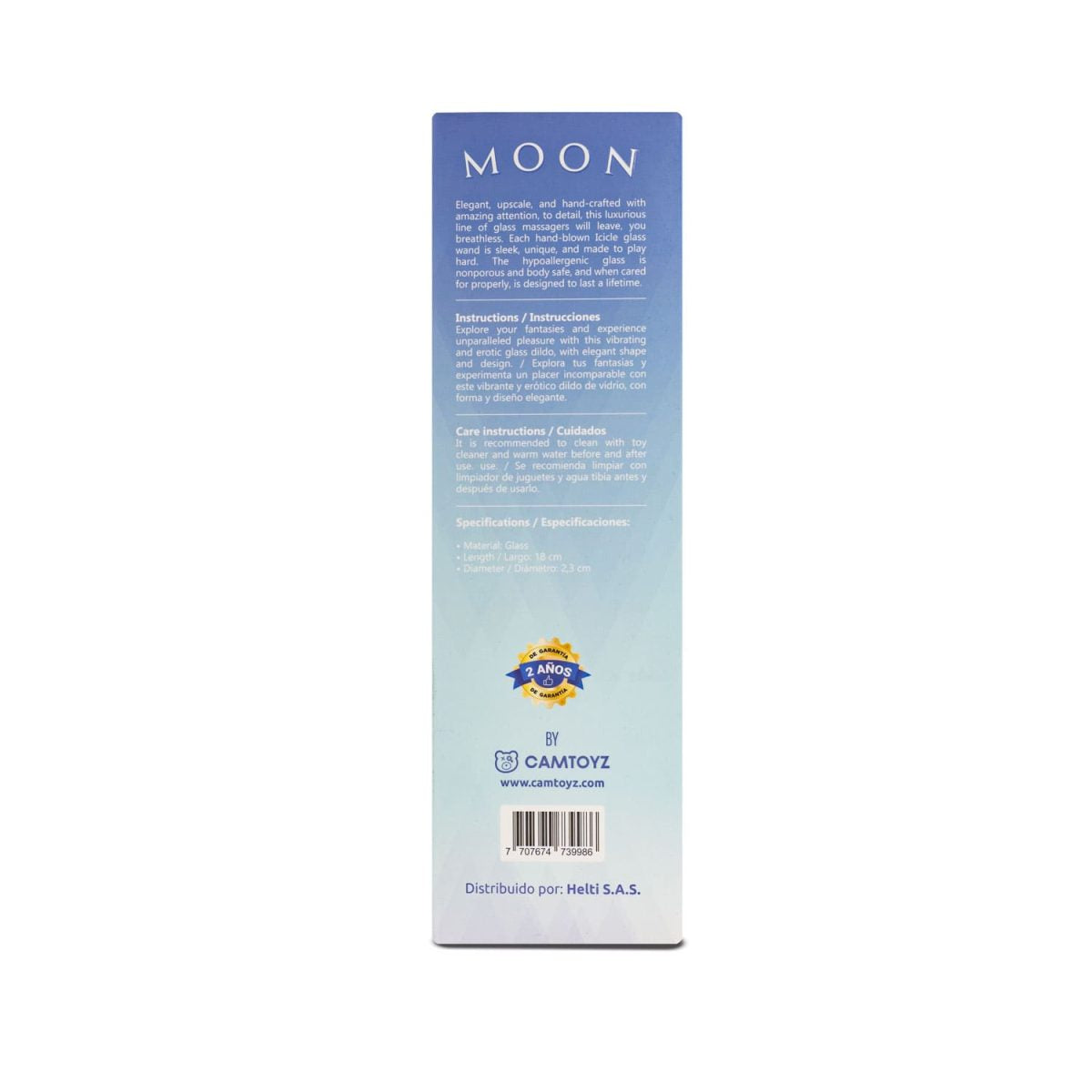 Vitro Dildo de Vidrio Moon