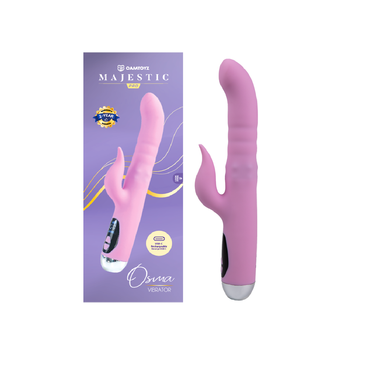Vibrador Osma Majestic Pro con Carga USB-C