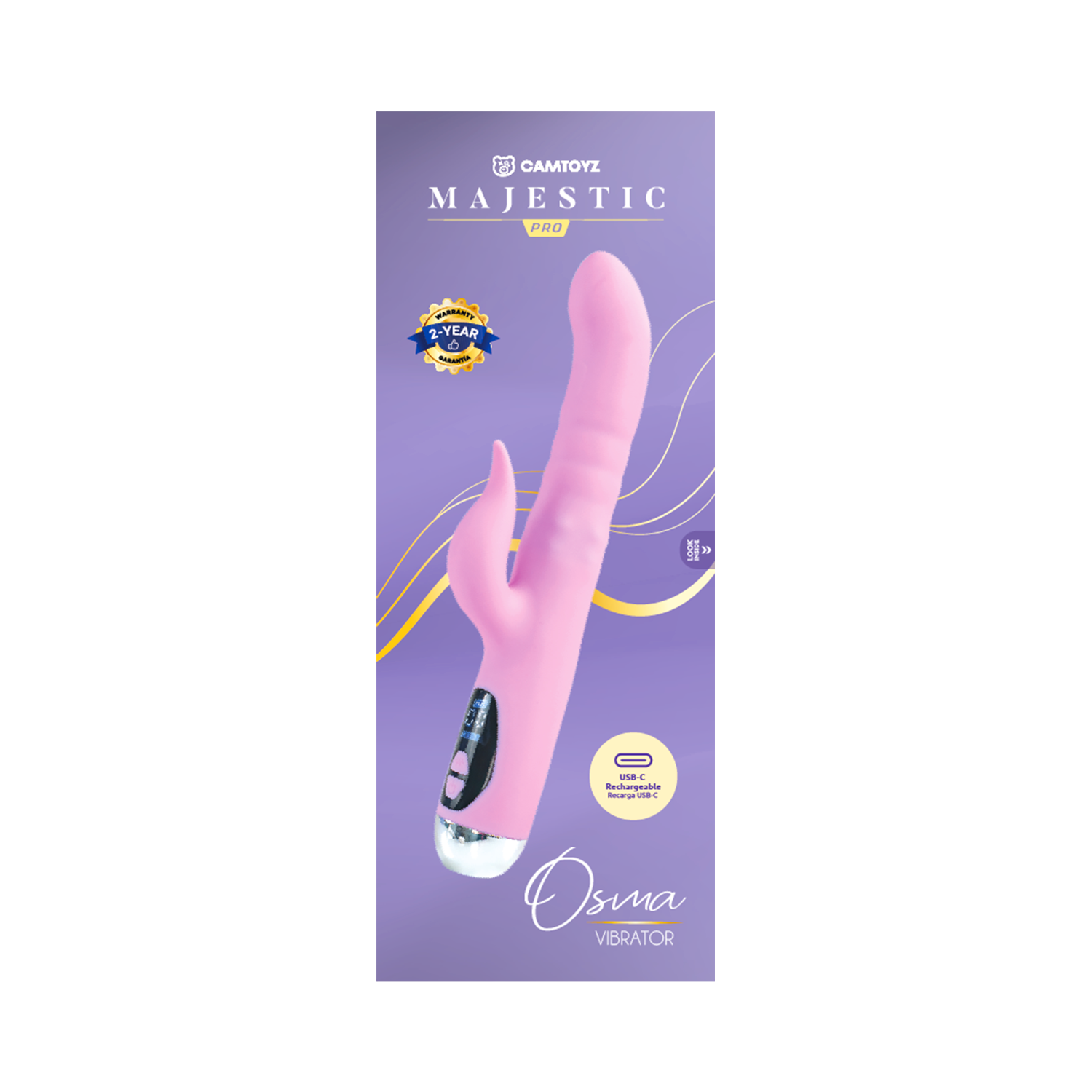 Vibrador Osma Majestic Pro con Carga USB-C