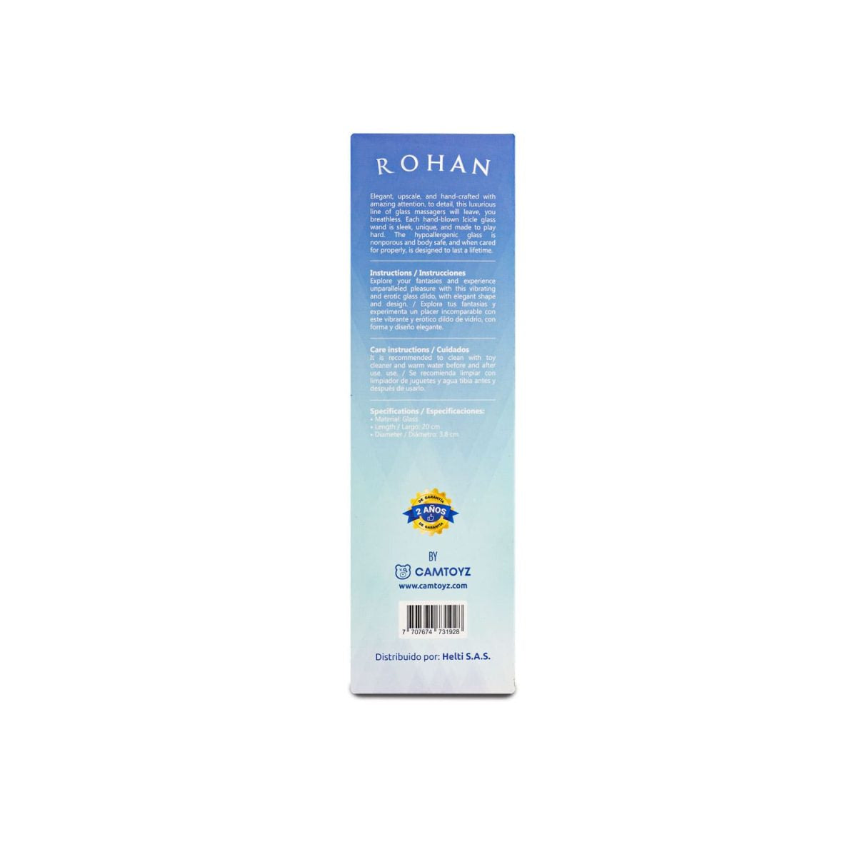 Vitro Dildo de Vidrio Rohan
