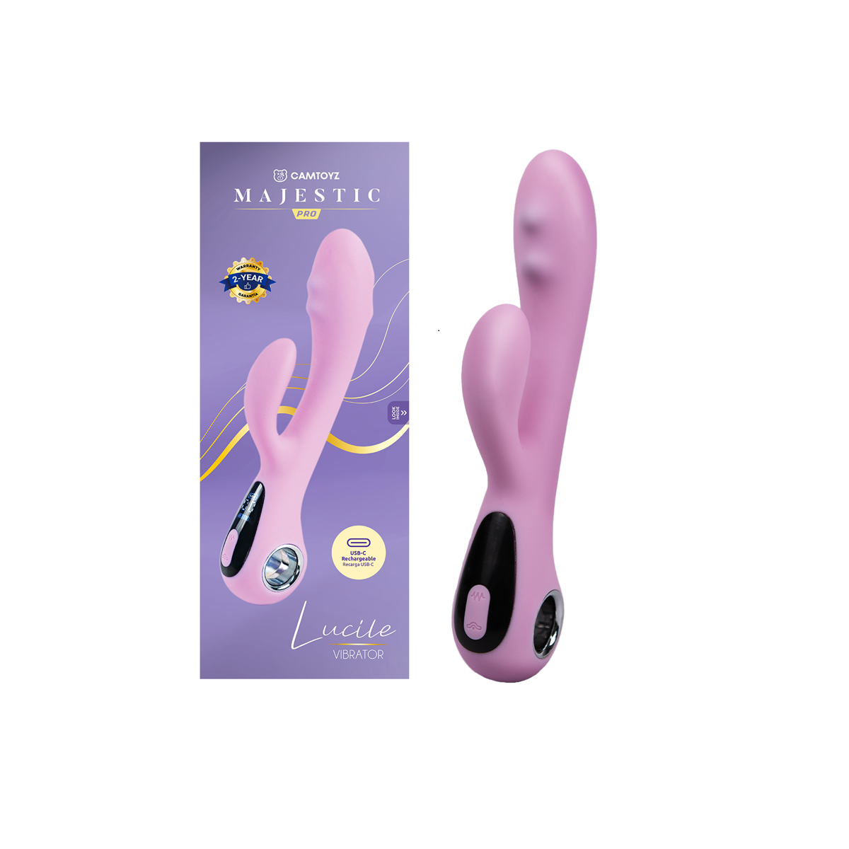 Vibrador Lucile Majestic Pro con Carga USB-C