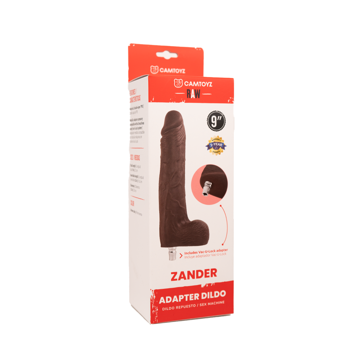 Camtoyz Dildo Ultrarealista con Adaptador Zander