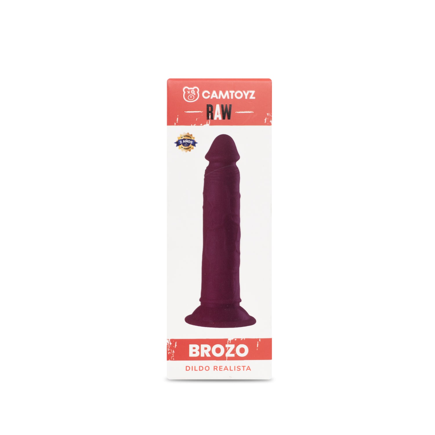 Raw Dildo Realista Brozo Rosado