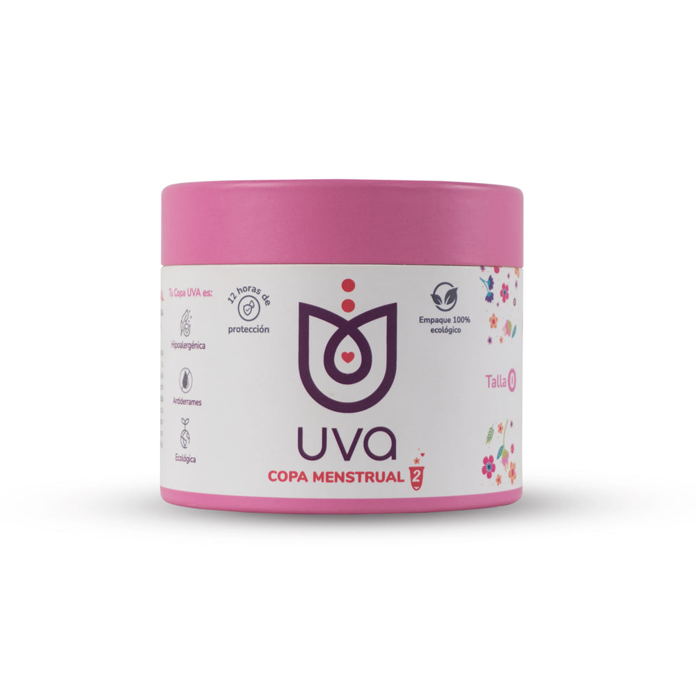 Copa Menstrual UVA 2 Talla 0 Rosado