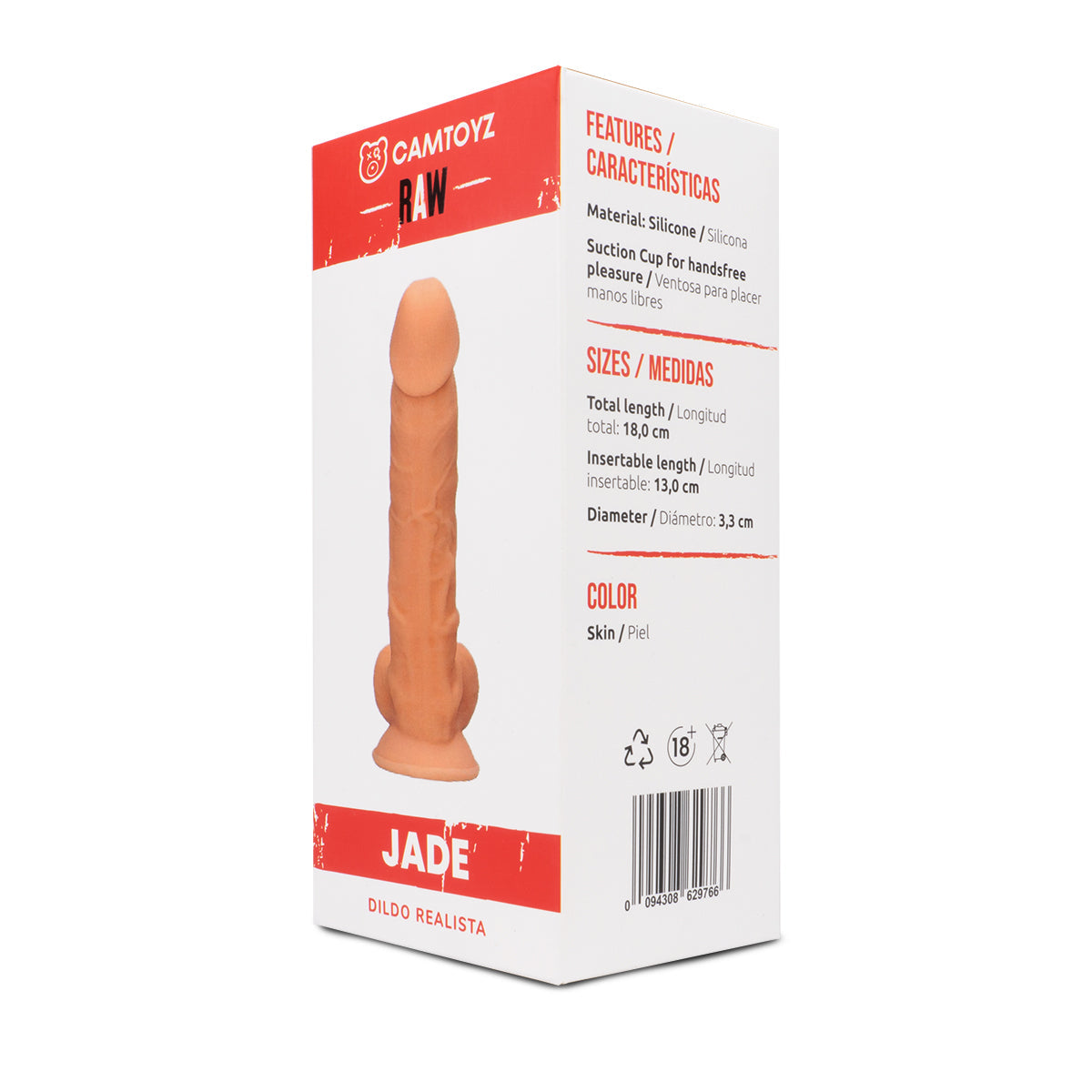 Dildo Jade 18 cm