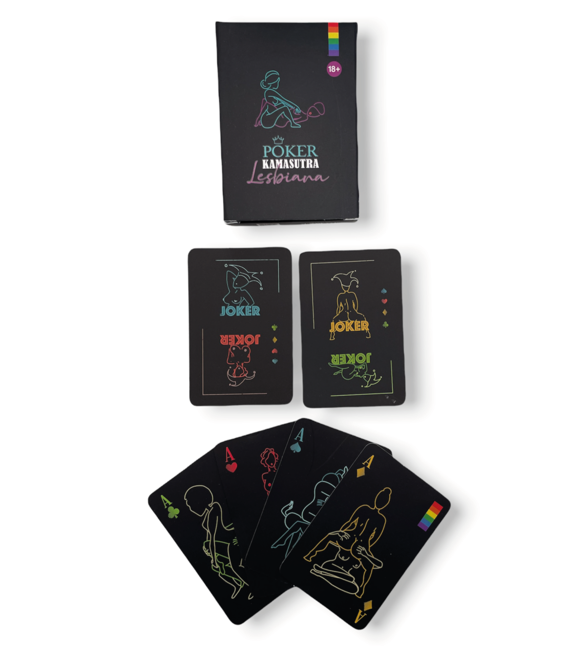 Juego de Cartas Eróticas Poker Kamasutra Lesbi