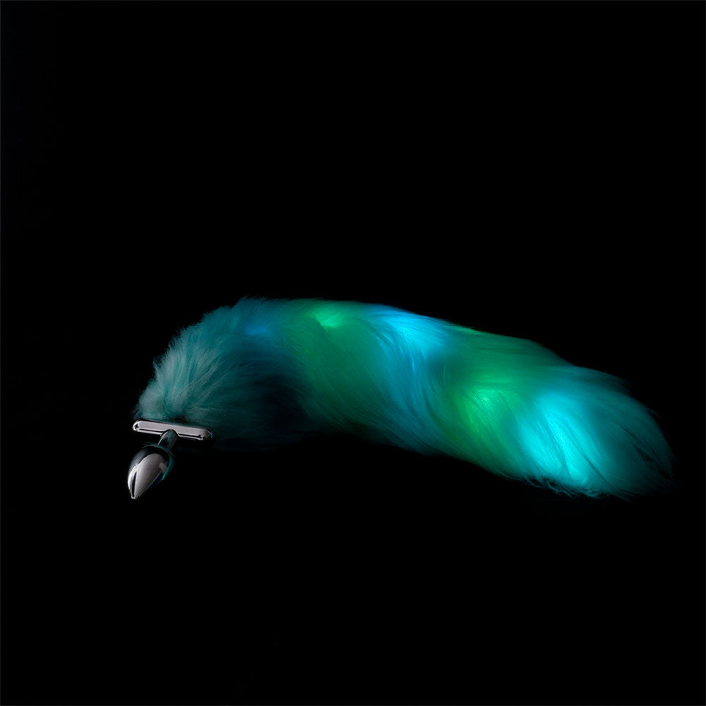 Plug Anal con Cola Luminosa Dexter