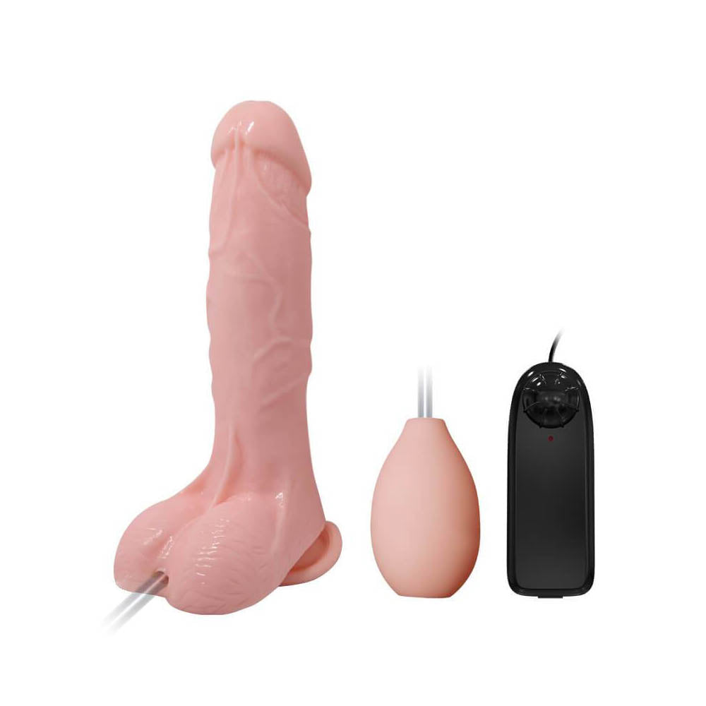 Vibrador Realista Eyaculador Yuko 19.3 cm