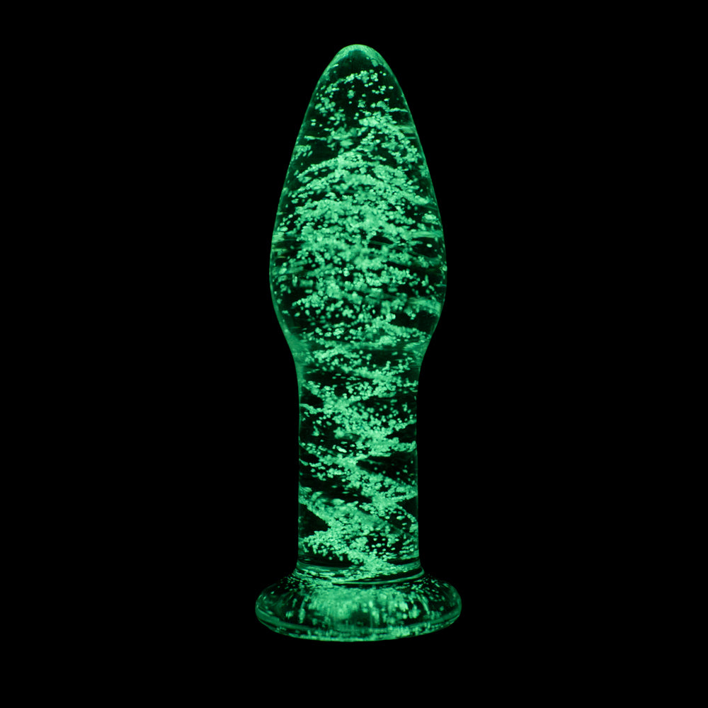 Plug Anal de Vidrio Radiante