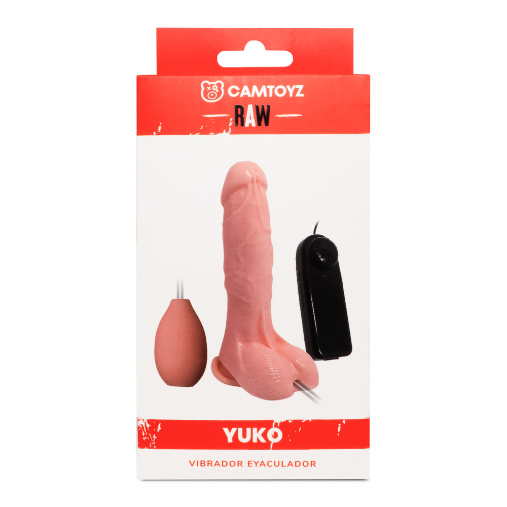 Vibrador Realista Eyaculador Yuko 19.3 cm