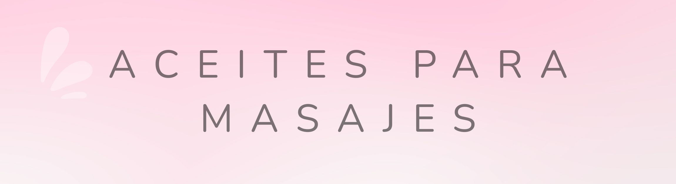 Aceites para masajes