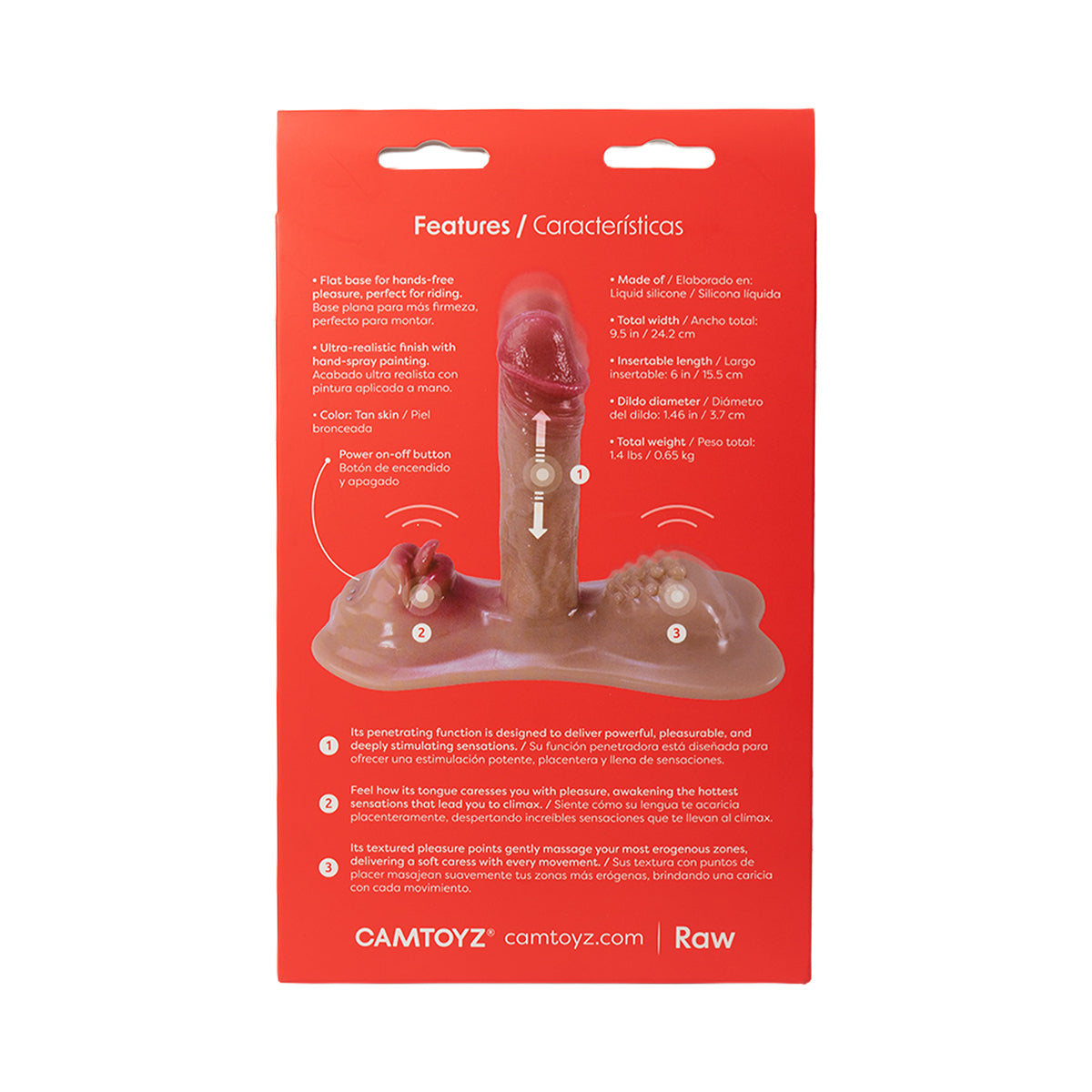 Ride-On Vibrador para montar 3 en 1 Camtoyz
