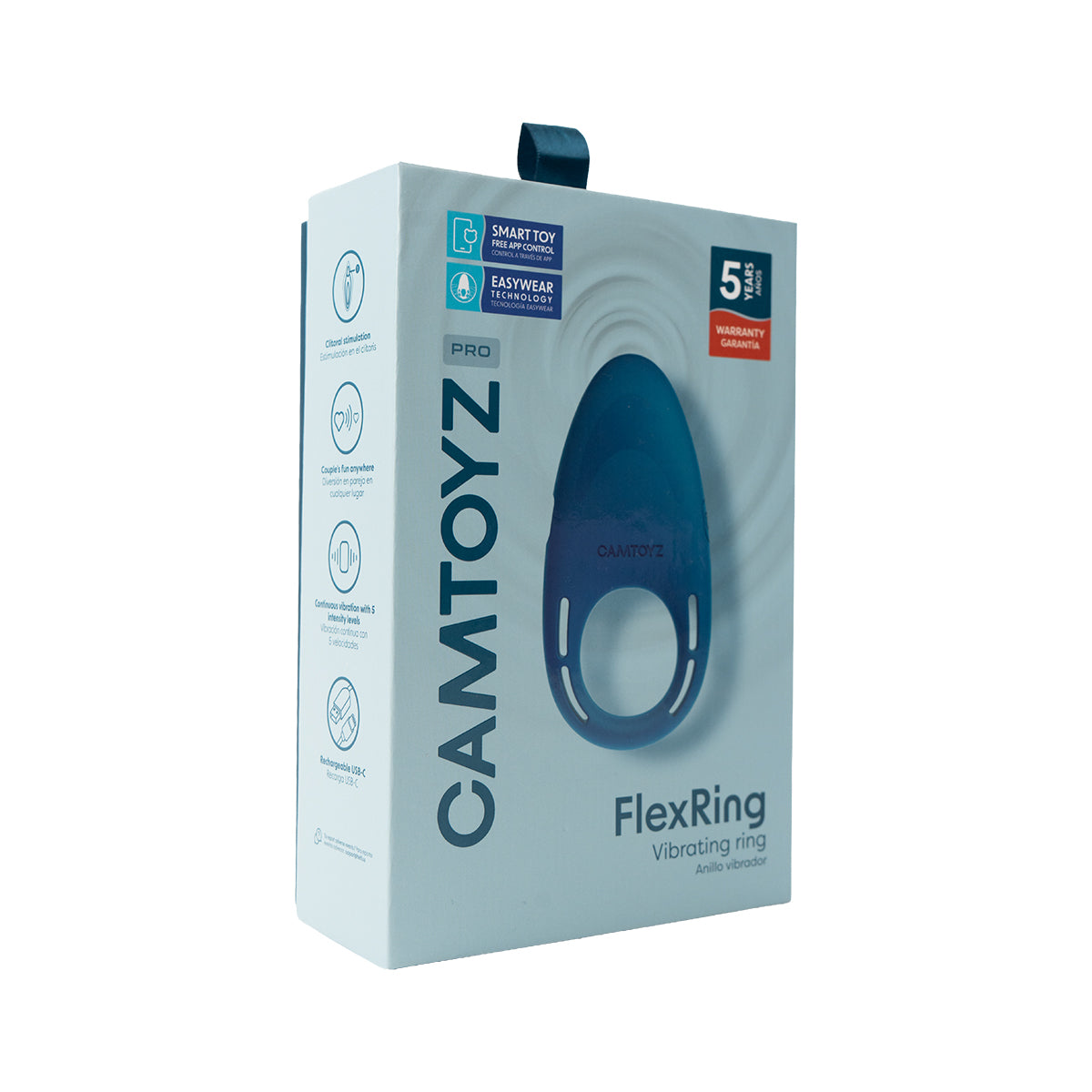 Flexring Anillo vibrador para el pene con App Camtoyz