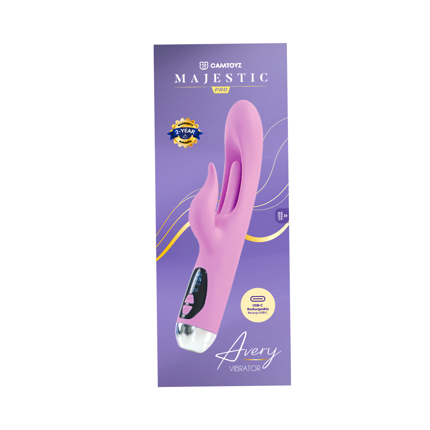 Vibrador Avery Majestic Pro con Carga USB-C