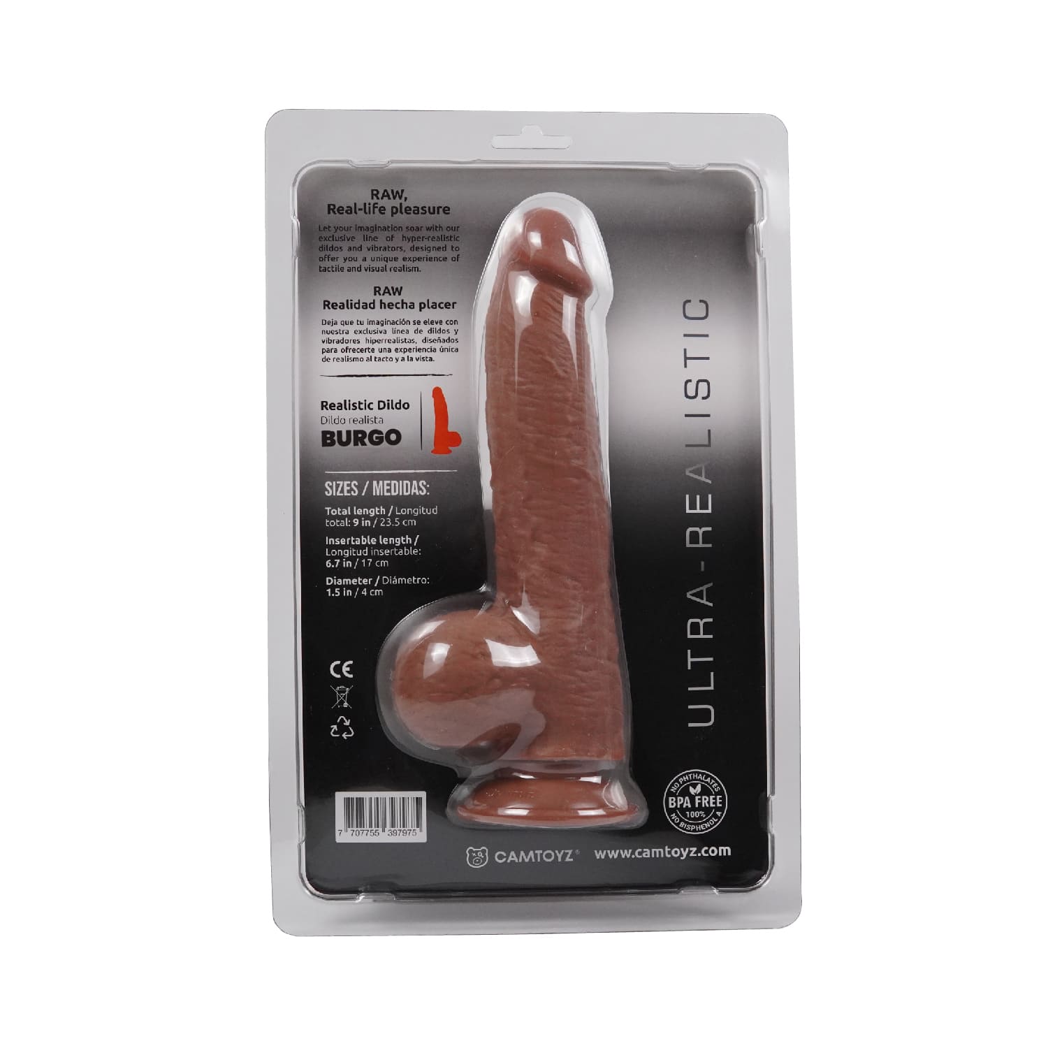 Camtoyz Dildo Ultra Realista Burgo