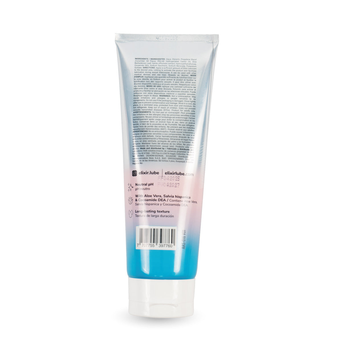 Lubricante íntimo Cum Piel Sensible 250ml