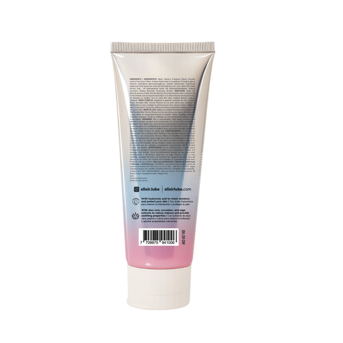 Lubricante Íntimo Piel Sensible de Elixir