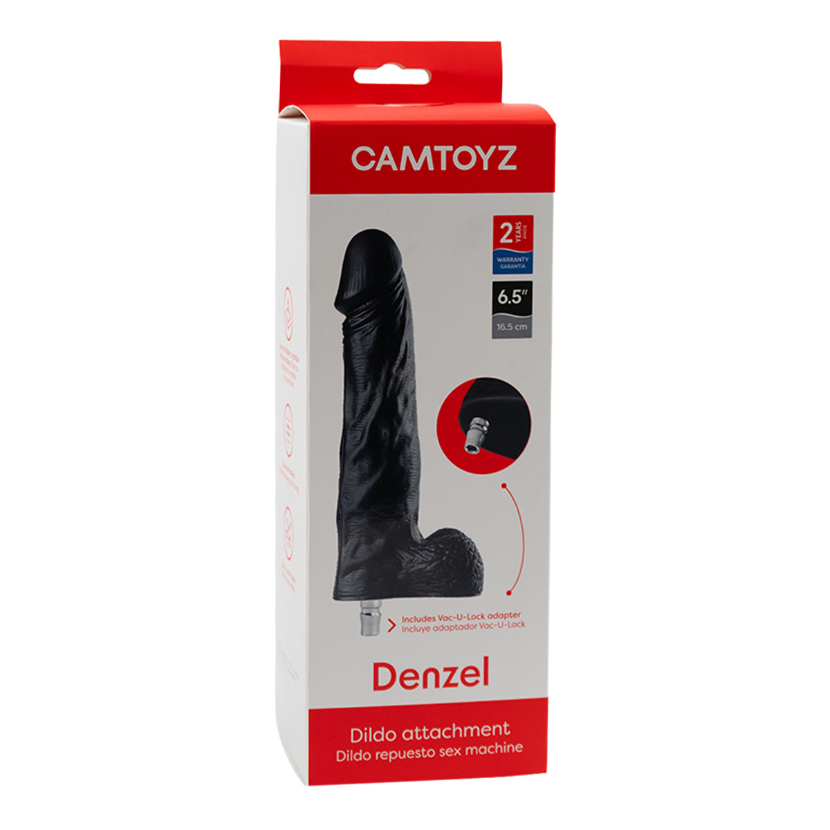 Camtoyz Dildo Ultrarealista con Adaptador Denzel