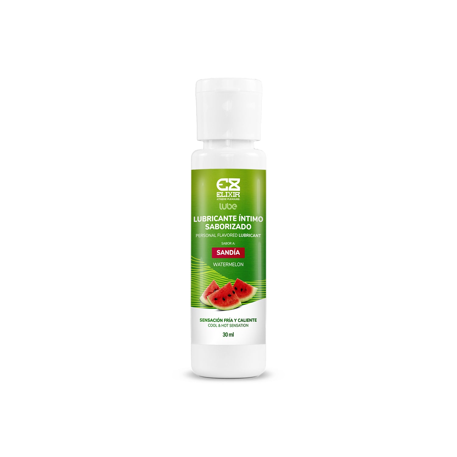 Lubricante Caliente-Frío Saborizado Sandía Elixir