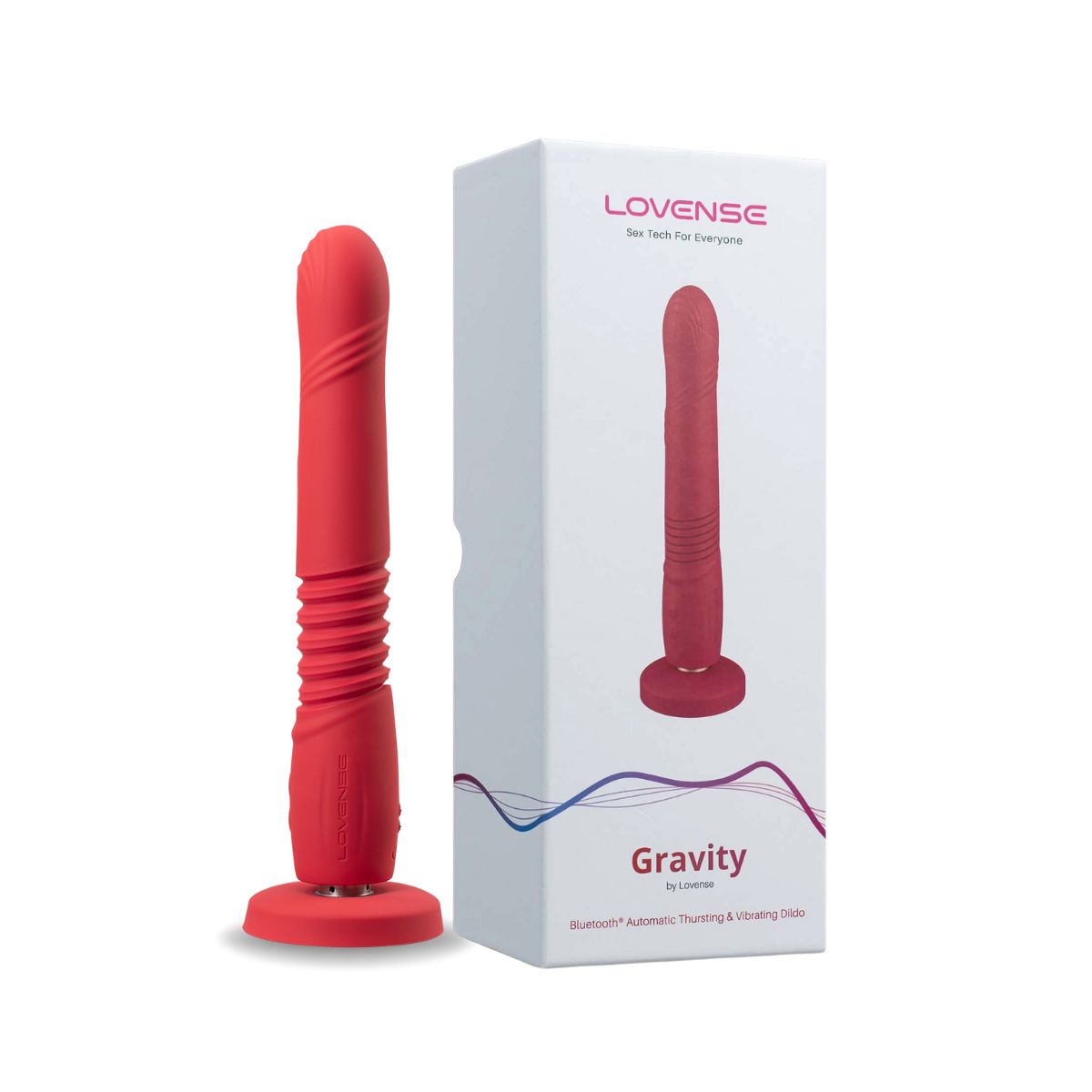 Vibrador Gravity con empuje automatico Lovense