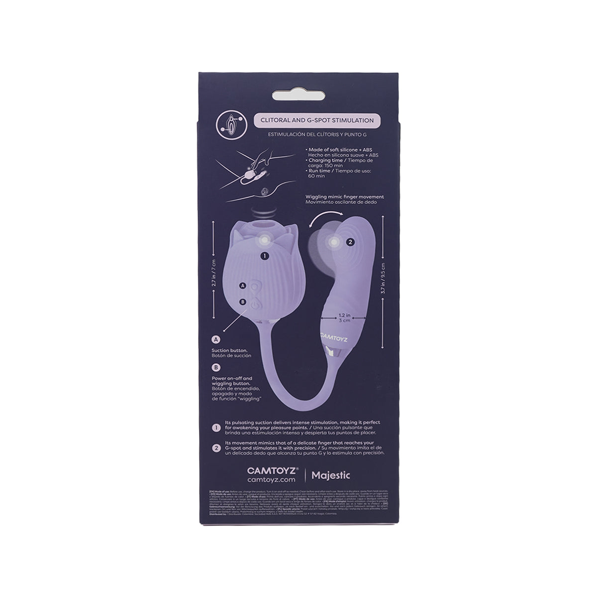 Lotus G-spot Vibrador con Bala Camtoyz