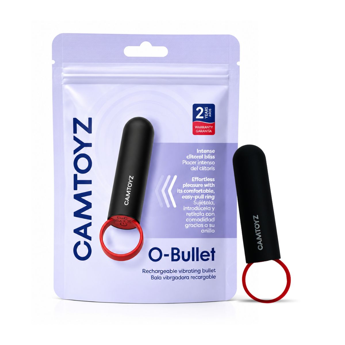 O-Bullet Bala vibradora recargable Camtoyz