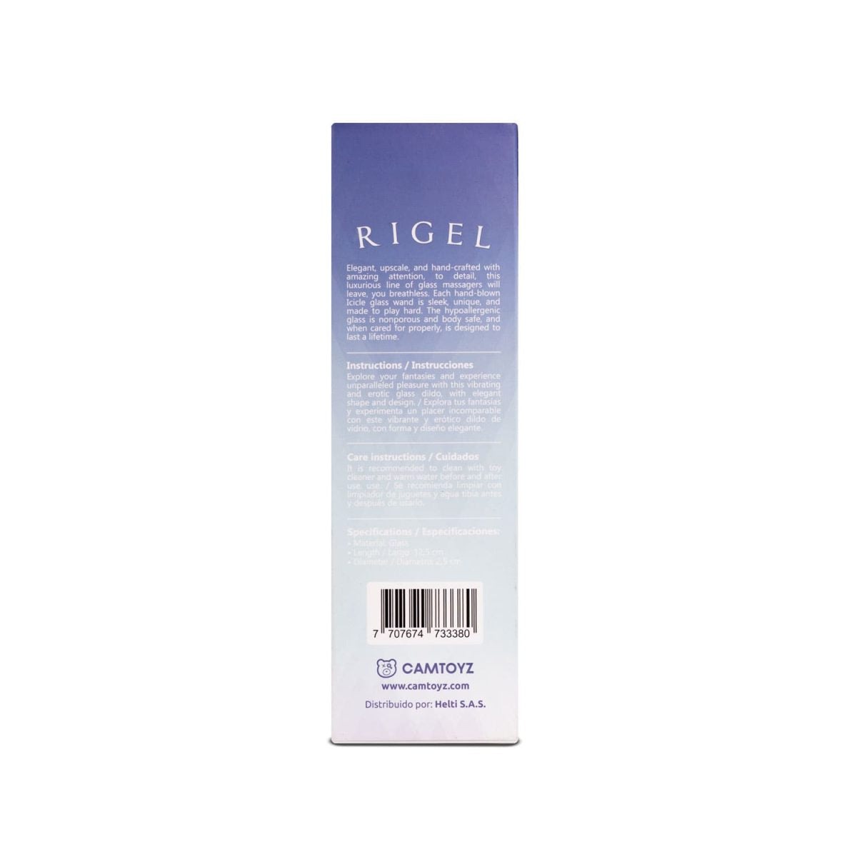 Vitro Dildo de Vidrio Rigel