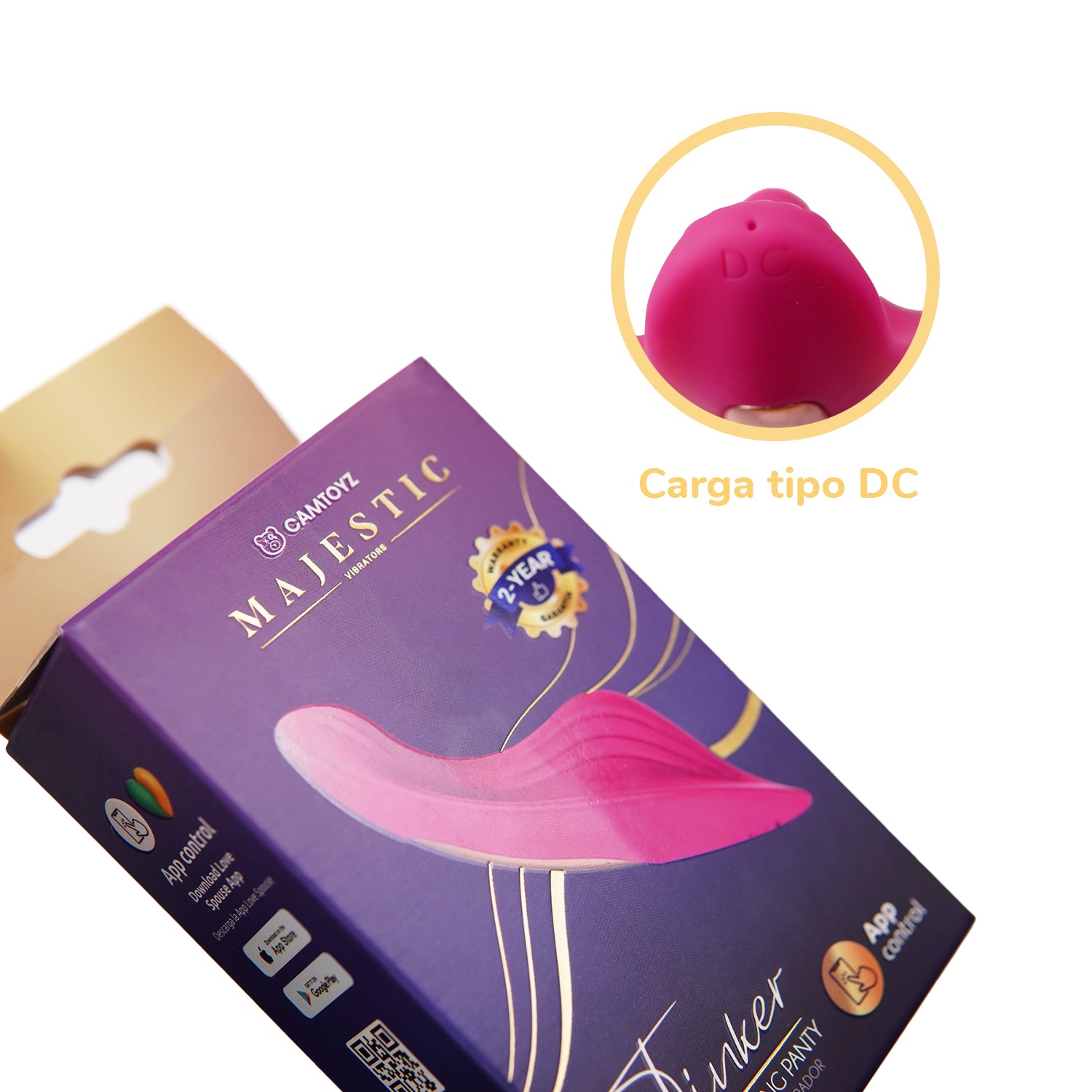 Camtoyz Vibrador Para Panty Tinker Con App