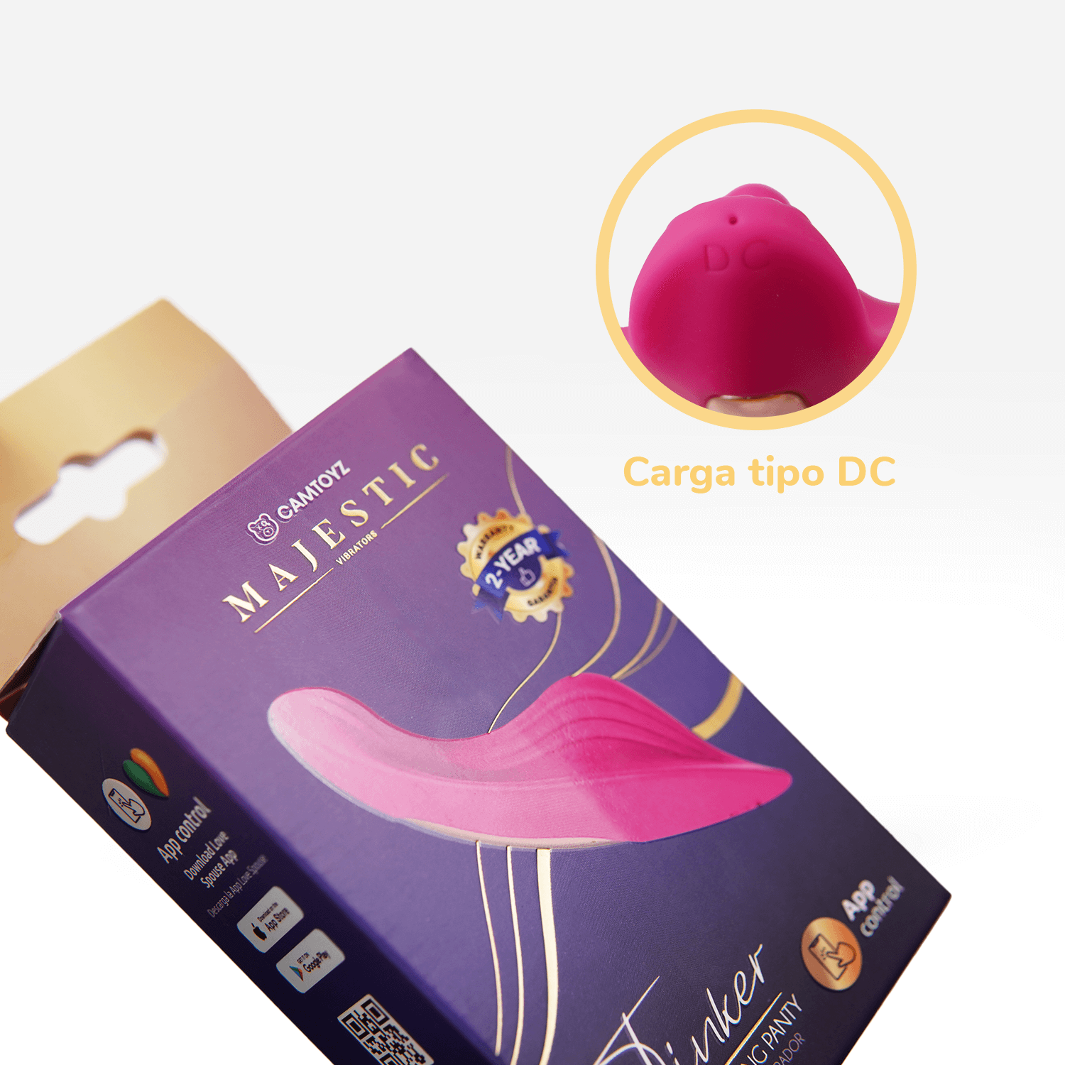 Camtoyz Vibrador Para Panty Tinker Con App
