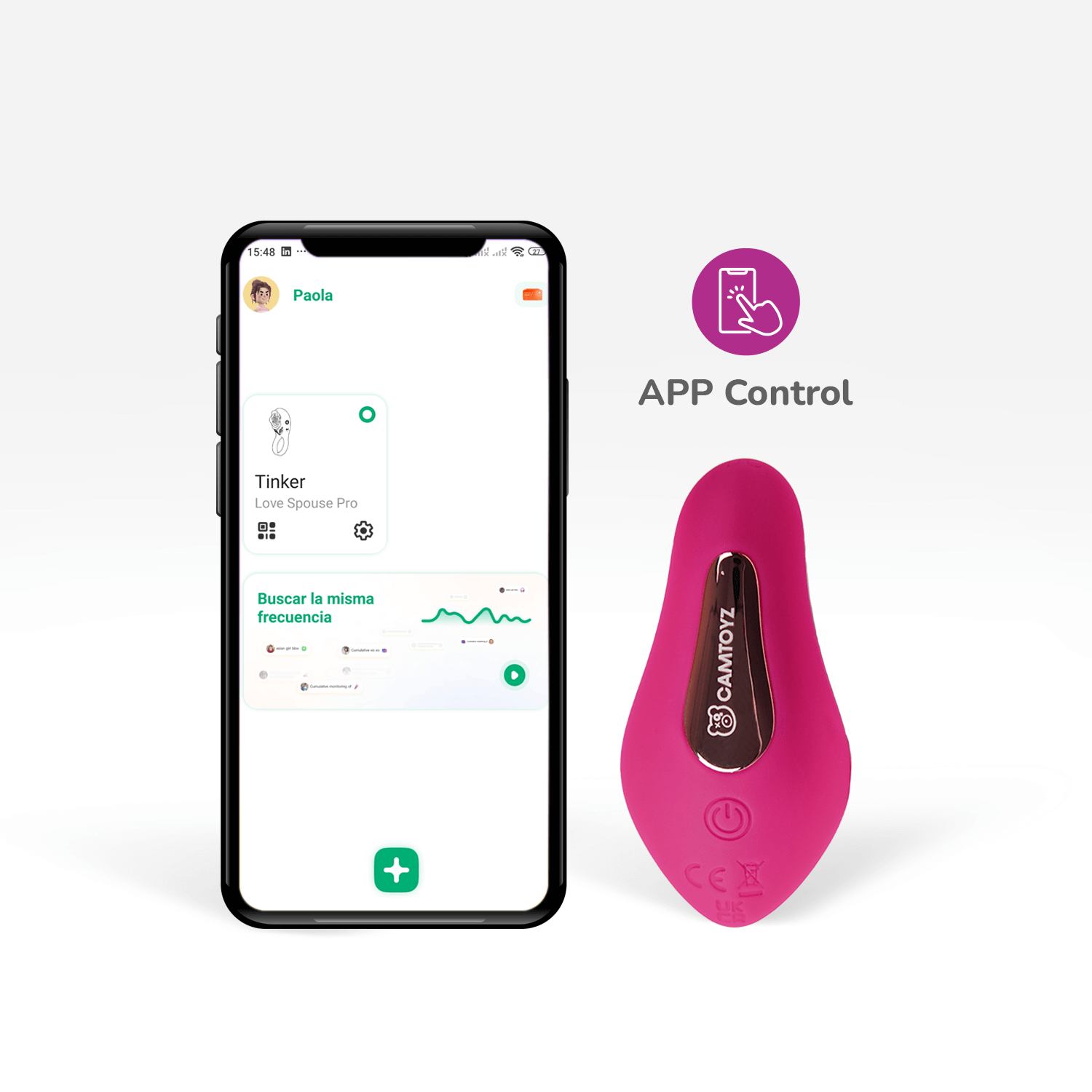 Camtoyz Vibrador Para Panty Tinker Con App