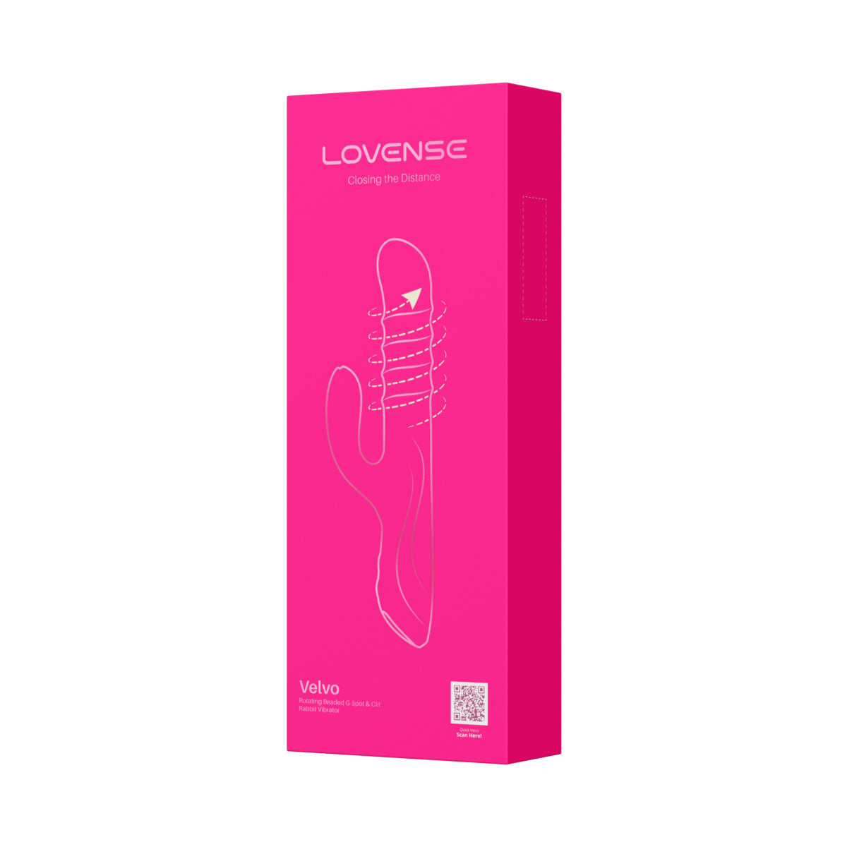 Lovense Vibrador Rabbit Rotativo Velvo