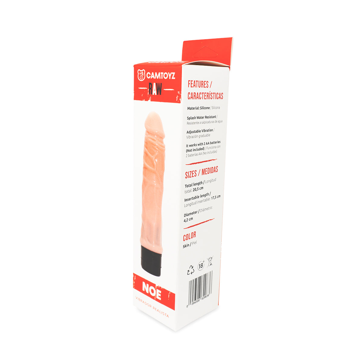 Vibrador Realista Noe 20.5cm