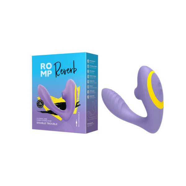 Succionador y Vibrador Romp Reverb Lila