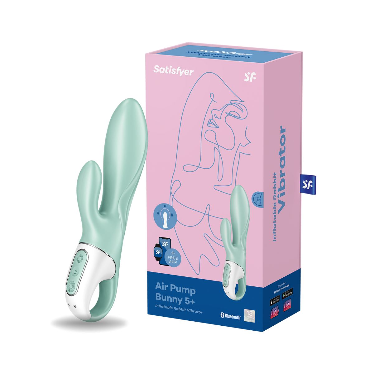 Satisfyer Vibrador Air Pump Bunny 5+
